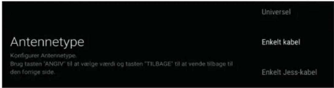 PANASONIC TX65HX700 - Antennetype - Unicable - 1