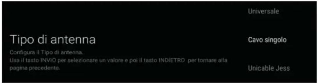 PANASONIC TX65HX700 - Tipo di antenna - Unicable - 1
