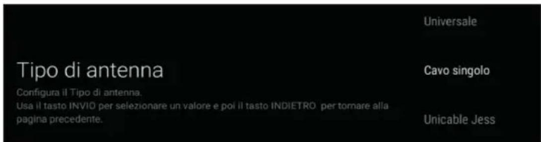 PANASONIC TX65HX700 - Tipo di antenna - Unicable - 1