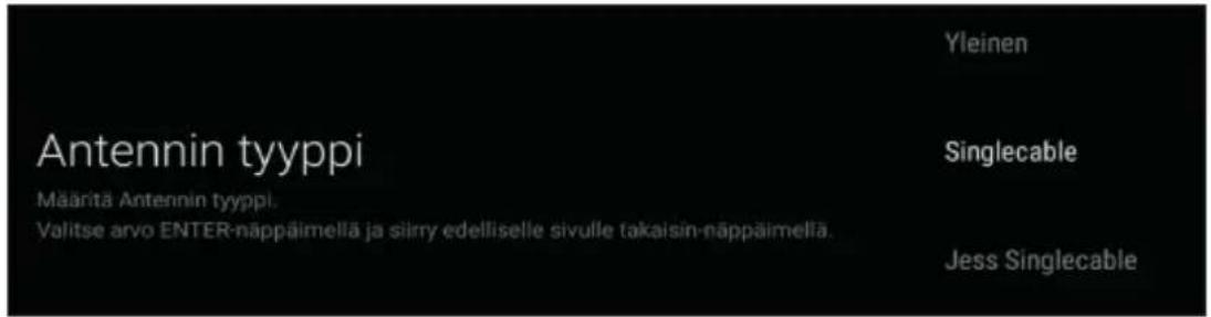 PANASONIC TX65HX700 - Antennityyppi - Unicable - 1