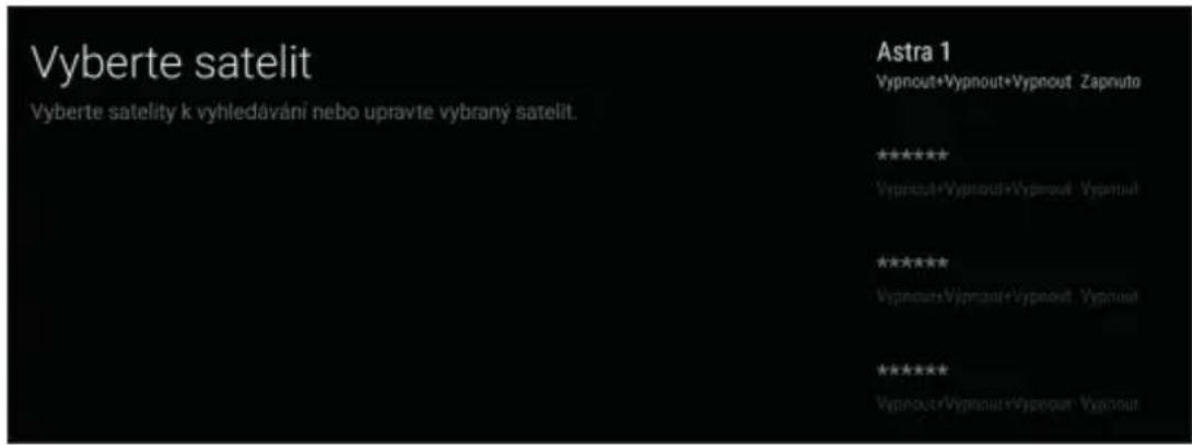 PANASONIC TX65HX700 - Počáteční nastavení / instalace satelitů - 8