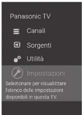PANASONIC TX24GW324 - Visualizzare il menu e selezionare [Impostazioni] - 2