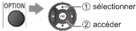 PANASONIC TX24GW324 - Ouvrez les options - 1
