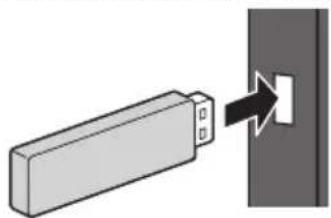 PANASONIC TX24GW324 - ■ Per inserire o rimuovere la memoria flash USB - 1