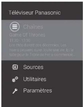 PANASONIC TX24GW324 - Sélectionnez le menu - 1
