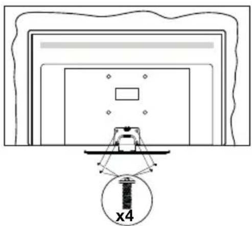 PANASONIC TX43HXW584 - Sehpanın Takılması - 3