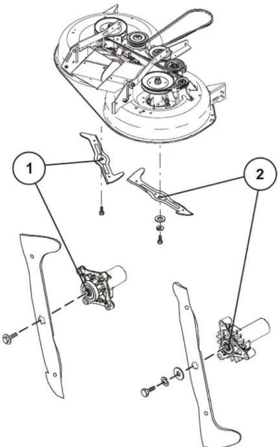 MCCULLOCH M12597TC - Lame avec Étoile des Six Branches - 1