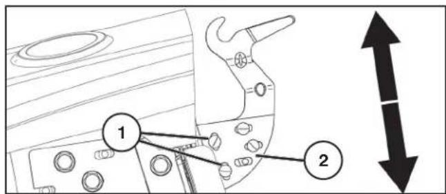 MCCULLOCH M12597TC - REGLAGE VERTICAL - 1