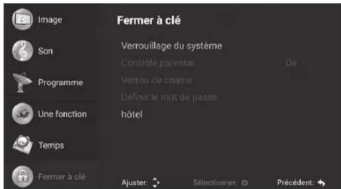 Sogo SS5502 - Paramètres de Verrouillage - 1