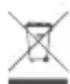 ACME BH410 - Elektri- ja elektronikaseadmete jaatmete (WEEE) symbol - 1