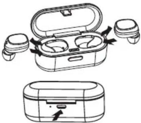 ACME BH410 - Charger les écouteurs et le boîtier de charge - 3