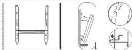 Toyotomi EPA150EF - Montagem na parede: - 2
