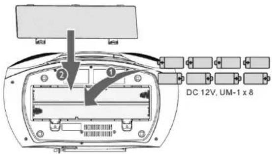 Soundmaster SCD8100 - BATTERY OPERATION - 1