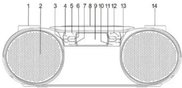 Soundmaster SCD8100 - VISTA POSTERIORE - 1