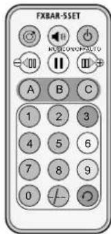 IMG STAGE LINE FXBAR5SET - Telekomando IR - 1