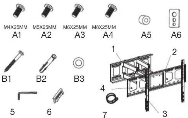 Biltema 247680 - PAKKAUKSESSA OLEVAT OSAT - 1