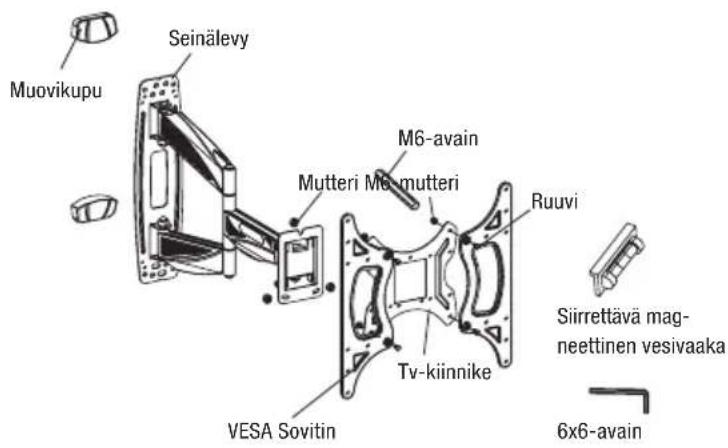 Biltema 24778 - SEINÄTELINE, VARSI 26"-50" - 6