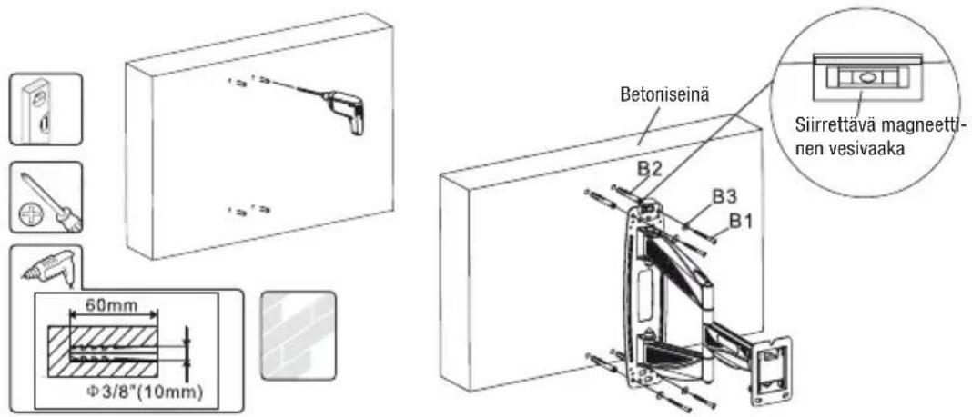 Biltema 24778 - SEINÄTELINE, VARSI 26"-50" - 2