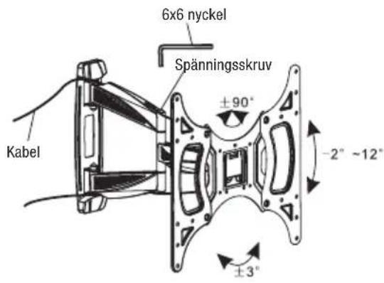Biltema 24778 - VÄGGFÄSTE, ARM VEGGFESTE, ARM SEINÄTELINE, VARSI VÄGBESLAG, ARM - 6