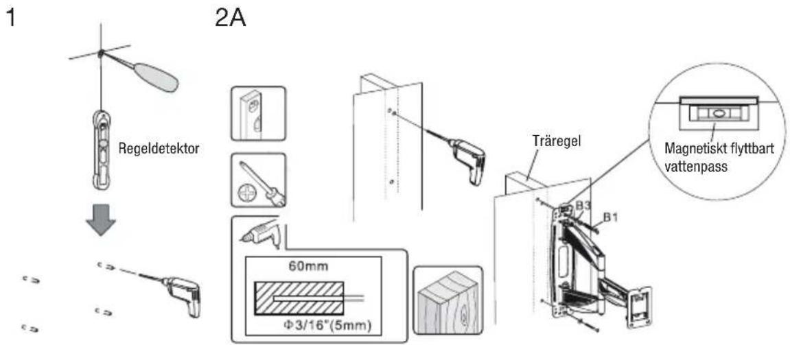 Biltema 24778 - VÄGGFÄSTE, ARM VEGGFESTE, ARM SEINÄTELINE, VARSI VÄGBESLAG, ARM - 2