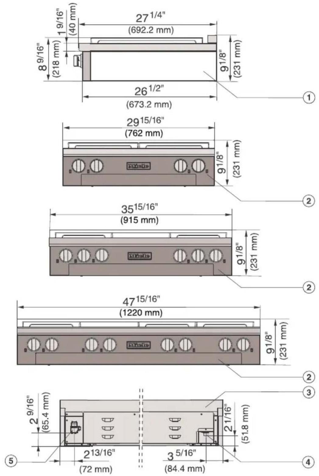 MIELE KMR 11363LP GD EDSTCLST - Poids - 1