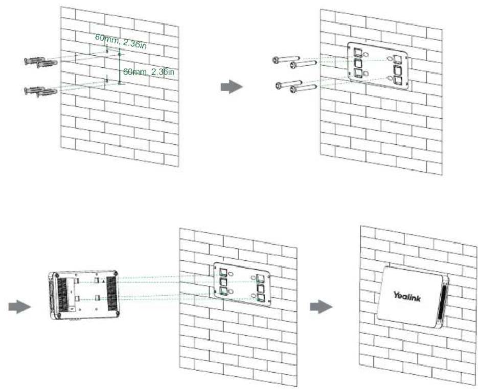 Yealink AVHub - - Wandmontage - 1