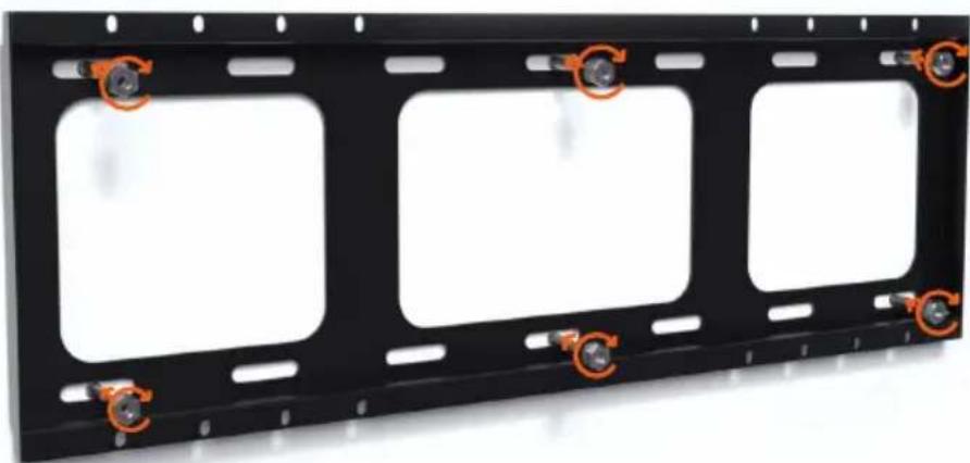 Yealink MeetingBoard - Determine wall-mounted bracket (a) installation position - 7
