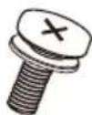 Yealink MeetingBoard - Expansion bolt x 8 (8\*80mm) - 3