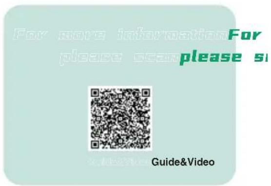 For more information For please scan please si Guide&Video
