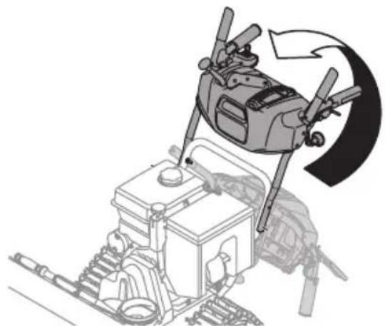 TROY-BILT Storm Tracker 2890 - Montaje de la Manija - 3