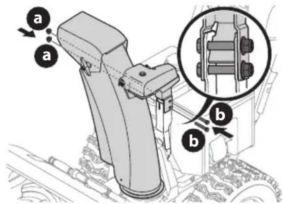 TROY-BILT Arctic Storm 30 - Commande supérieure avec arbre flexible, goulotte en acier et commande de déflecteur à 2 directions - 3