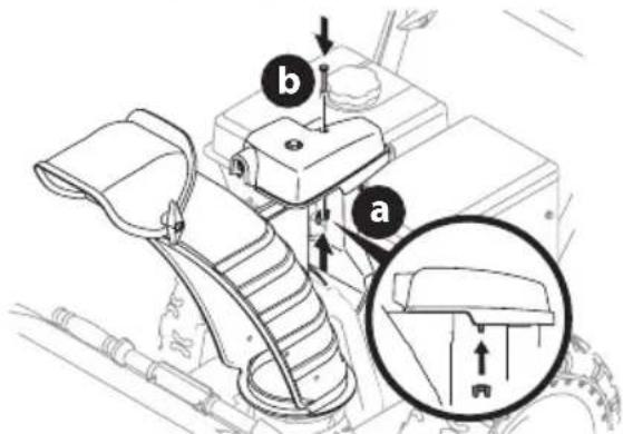 TROY-BILT Arctic Storm 30 - Control de Rotación del Canal Superior c/ Inclinación Manual - 4