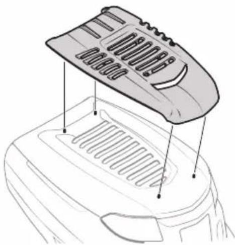 TROY-BILT Bronco 42 - INSTALACIÓN DE LA TAPA DEL CAPÓ (SI CORRESPONDE/SI SE INCLUYE) - 1