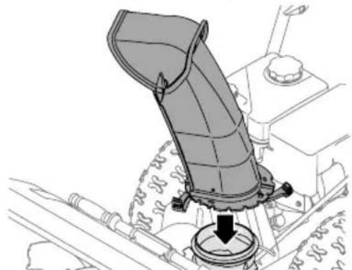 TROY-BILT Storm 2440 - SIDE MOUNTED CHUTE ROTATION CONTROL W/ MANUAL PITCH - 2