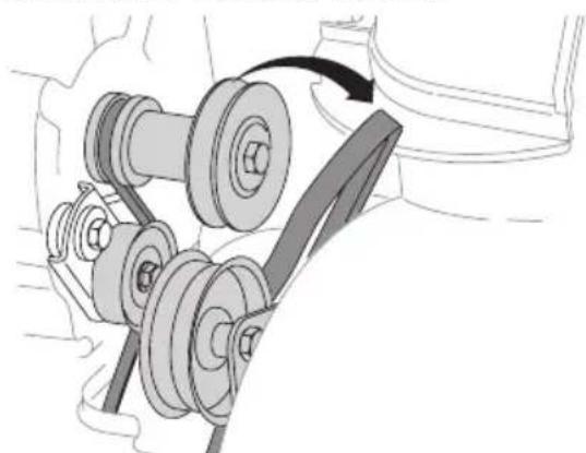 TROY-BILT Arctic Storm 34 - AUGER BELT REPLACEMENT - 3