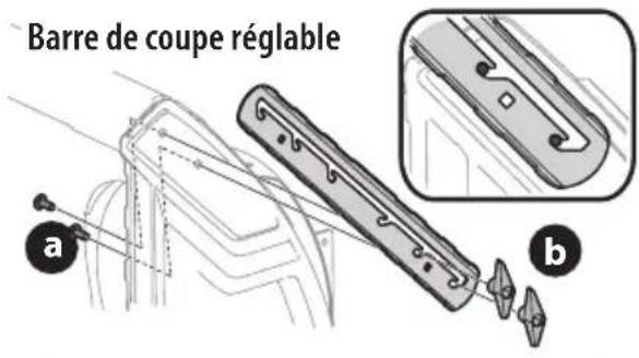 TROY-BILT Arctic Storm 34 - Barres de coupe à installation sans outils - 1