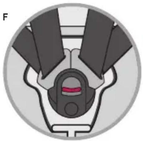 Osann Four 360 SL - Stowing the 5-point seat belt away for size range 100–150 cm - 6