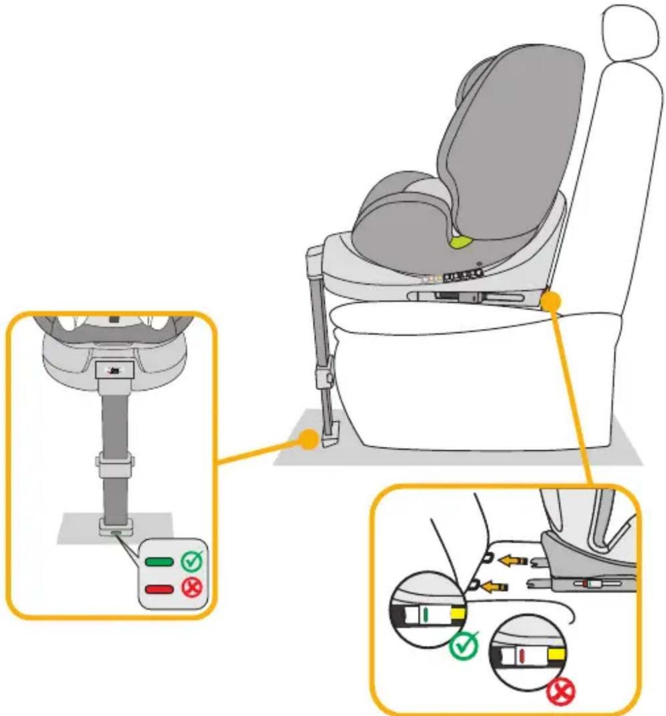 Osann Four 360 SL - MONTÁŽ DĚTSKÉ AUTOSEDAČKY - 1