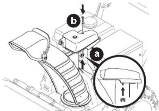 TROY-BILT Storm 2665 XP - Control de Rotación del Canal Superior c/ Inclinación Manual - 5