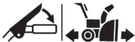 TROY-BILT Storm 2665 XP - COMMANDE D'ENTRAÎNEMENT / VERROUILLAGE DE LA COMMANDE DES TARIÈRES\* (SI PRÉSENT) - 1