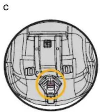 Osann Eno 360 SL - Stowing the 5-point seat belt for size class 100-150 cm - 3