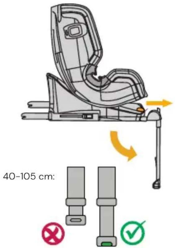 Osann Eno 360 SL - Steunpoot voor lengteklasse 40-105 cm - 1