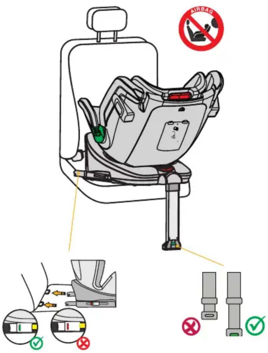 Osann Eno 360 SL - INSTALLATION DU SIÉGE AUTO POUR ENFANT - 1