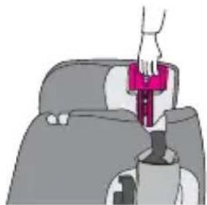 Osann Swift 360 - Adjustment of the head support height - 1