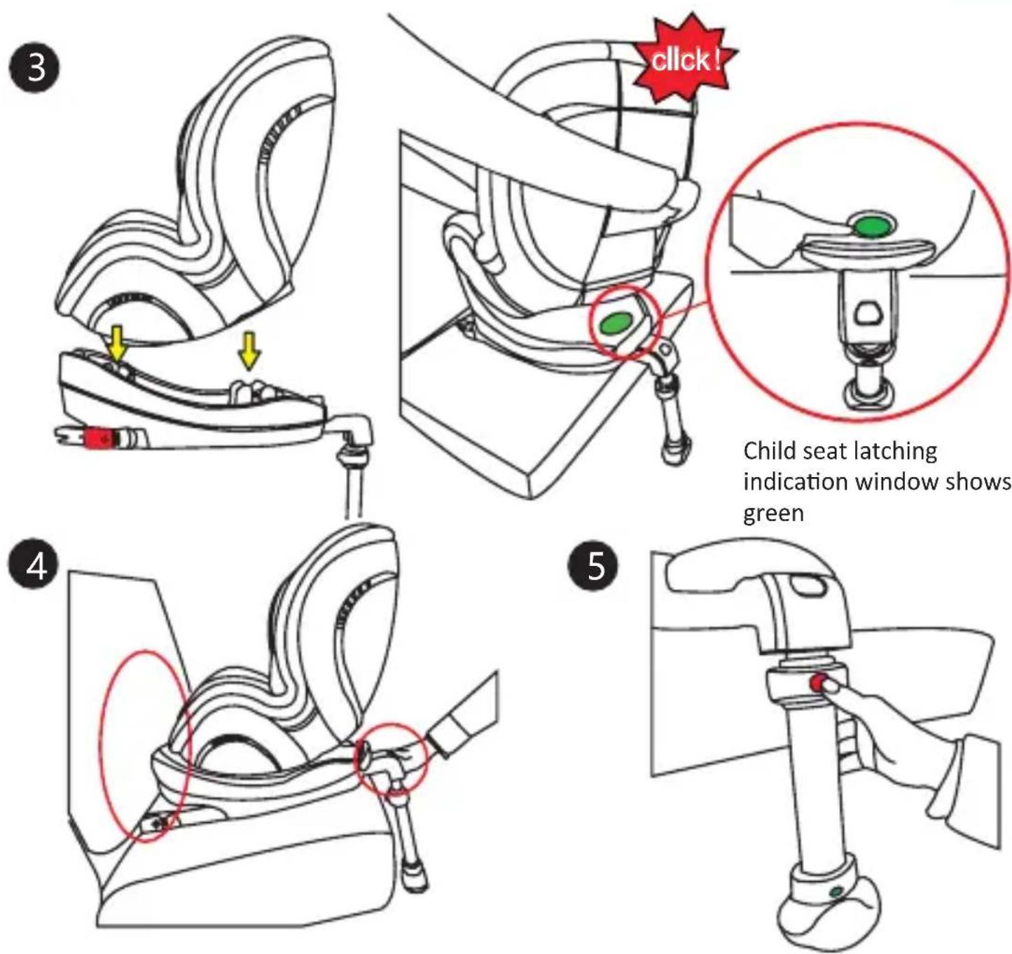 Osann Jet - Installation rearward-facing for 0-18 KG - 1