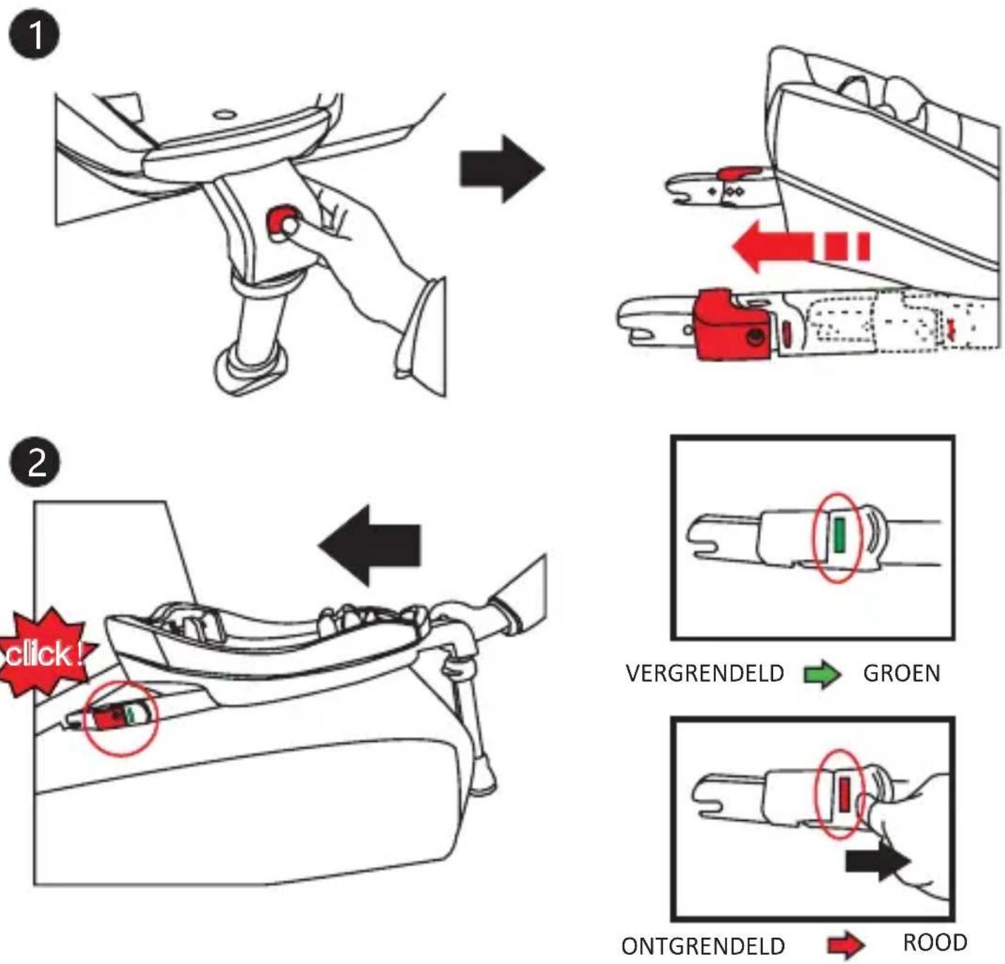 Osann Jet - Installatie van het Isofix-kinderbeveiligingssysteem - 1