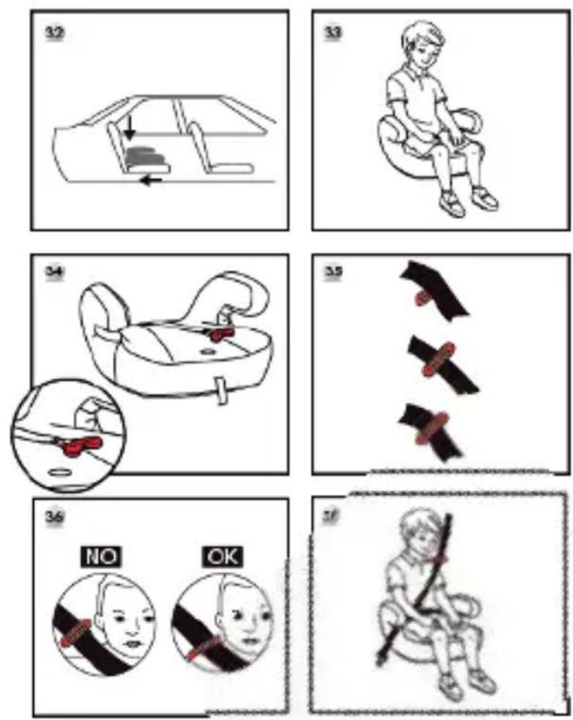 Osann Junior Klimax Gurtfix - BEZPEČNOSTNÍ UPOZORNĚNÍ - 1