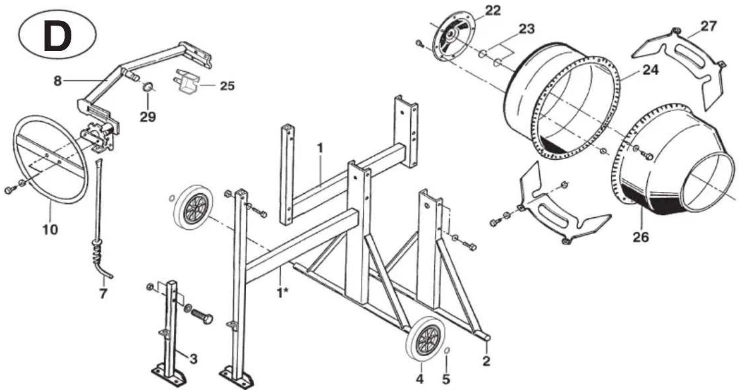 Lescha ABM P135 L - HERSTELLUNG VON MÖRTEL UND BETON - 5