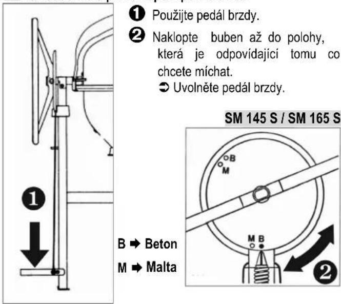 Lescha SM 185 S - Míchačka s brzdou - 1