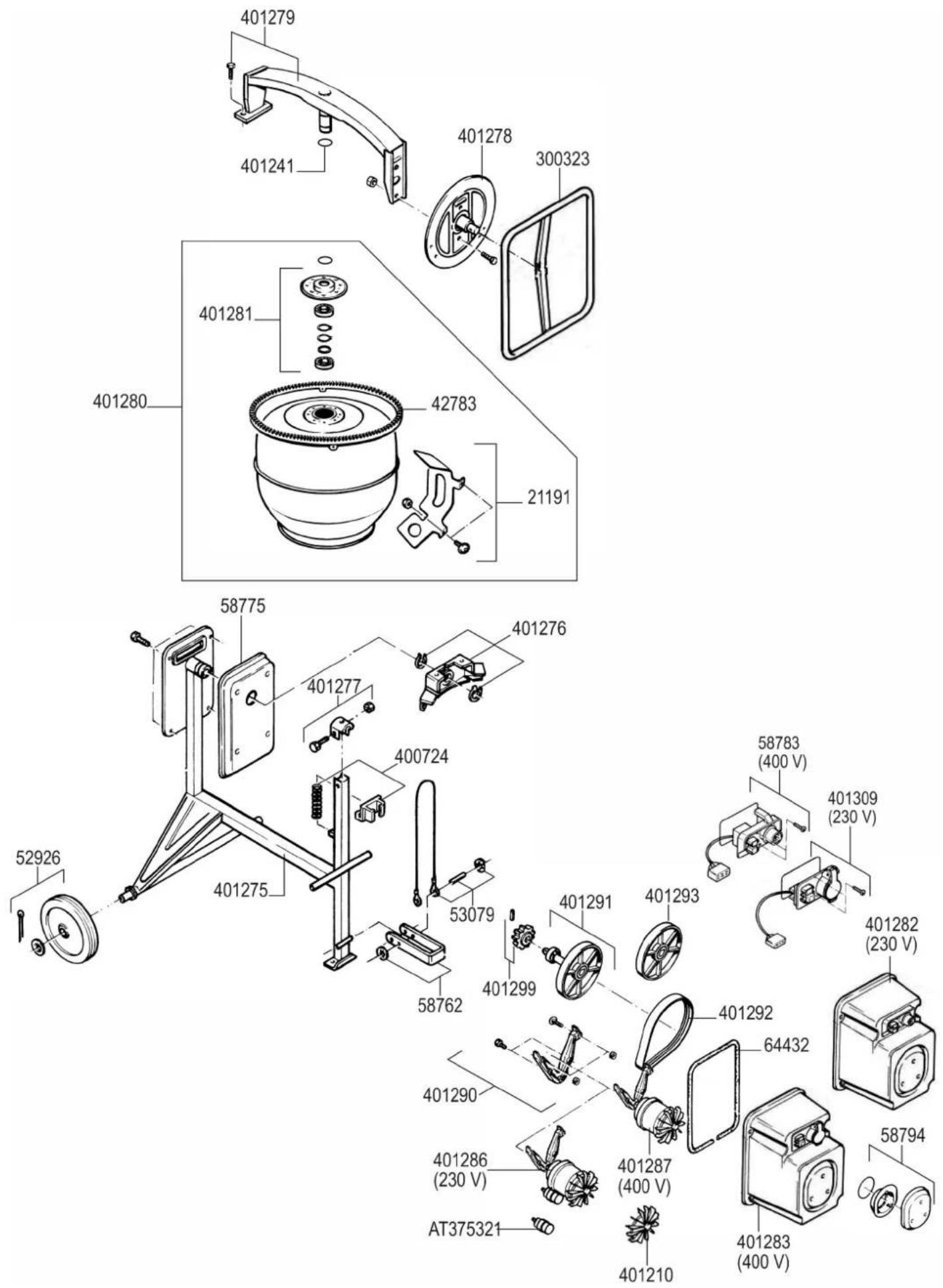 Lescha SM 185 S - GB Spare parts - 2